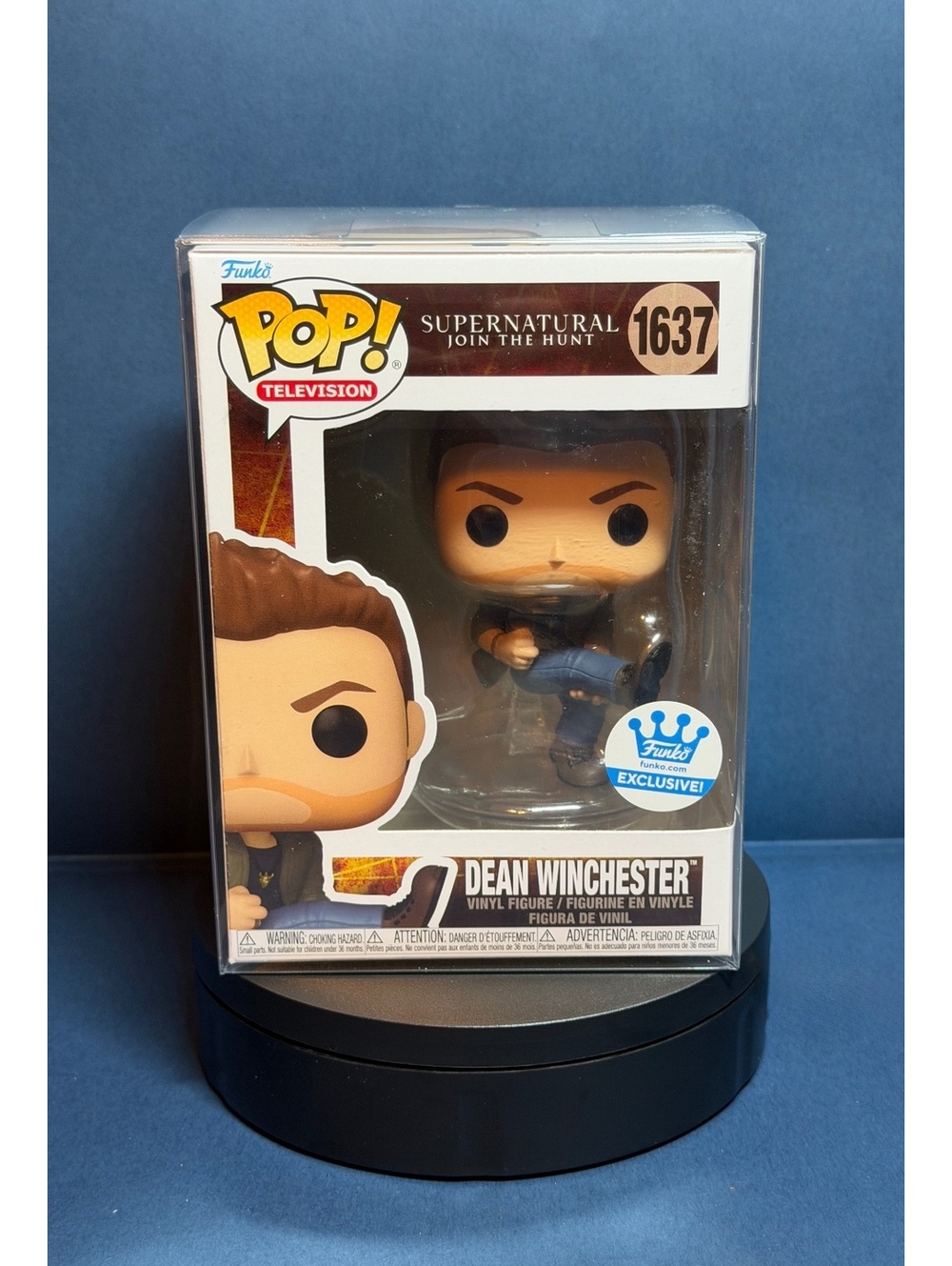 POP! Supernatural (Eye Of The  Tiger) Dean Winchester #1637 Funko Shop Exclusive